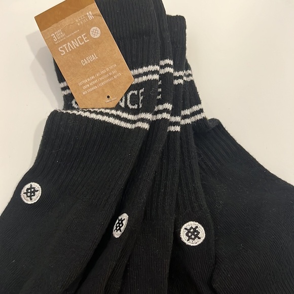 Stance 3 pairs casual socks size M Unisex - Picture 3 of 7